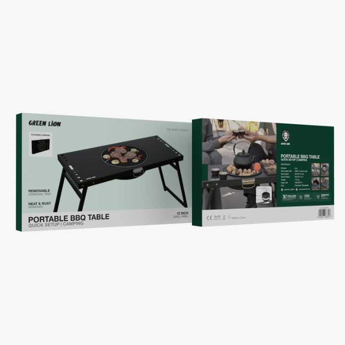 میز باربیکیو کمپینگ قابل حمل مدل Portable BBQ گرین لاین