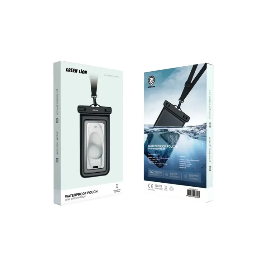  کاور ضد آب گرین لاین مدل Waterproof Pouch مناسب گوشی ۷.۲ اینچی 