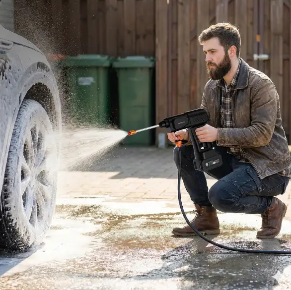  کارواش شارژی گرین لاین Green Lion 21V Cordless Pressure Wash Gun 