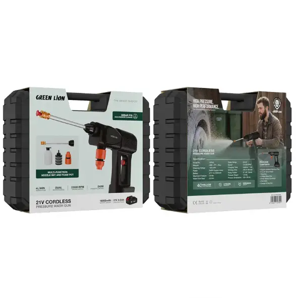  کارواش شارژی گرین لاین Green Lion 21V Cordless Pressure Wash Gun 