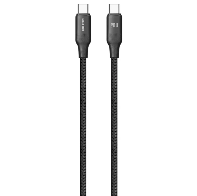 کابل تبدیل USB-C به USB-C گرین لاین 240 وات مدل TPE