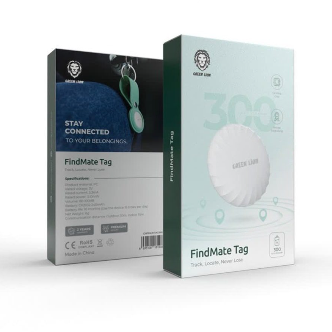 تگ ردیاب فاییند میت گرین Green FindMate Tag ( ضمانت اصالت - گارانتی طلایی تعویض ⭐)