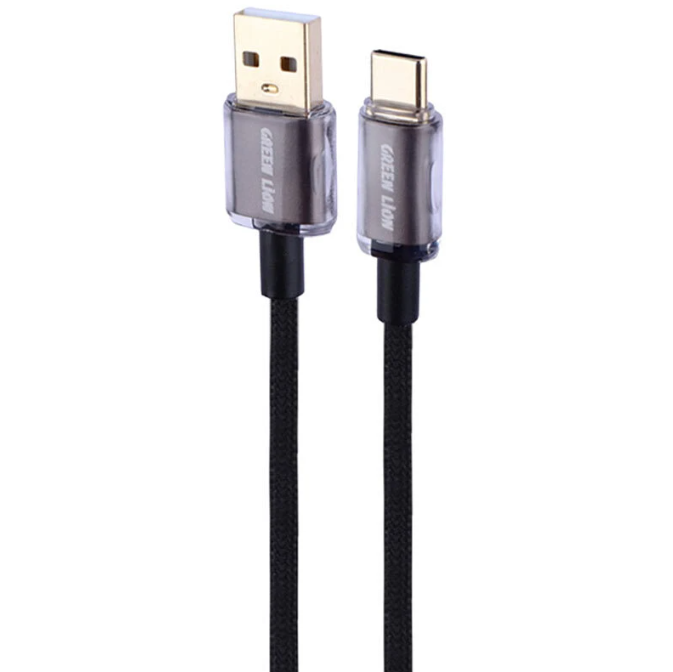  کابل یو اس بی به تایپ سی تاچ گرین Green USB-A To Type-C Touch Cable 