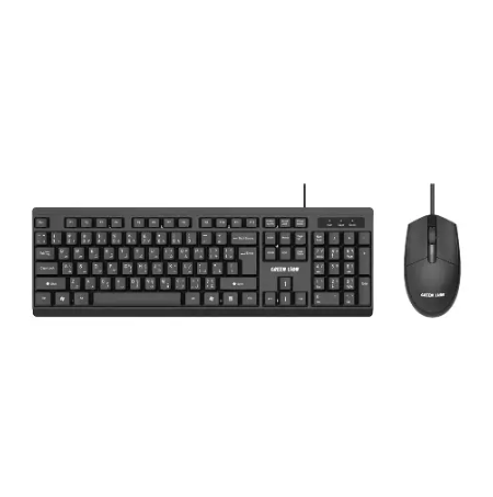  کیبورد و ماوس سیمی گرین لاین Green GKM-100 Wired Keyboard & Mouse 