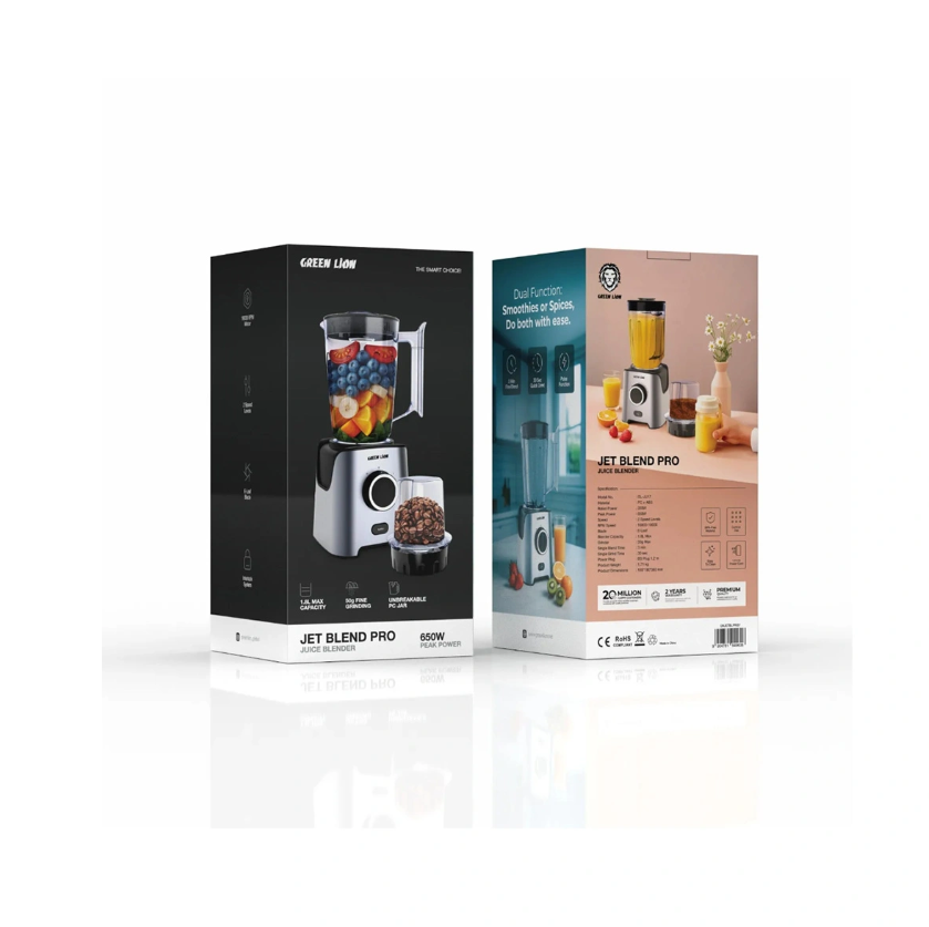  مخلوط‌کن حرفه‌ای گرین‌لاین مدل Green Lion Jet Blend Pro 650W 