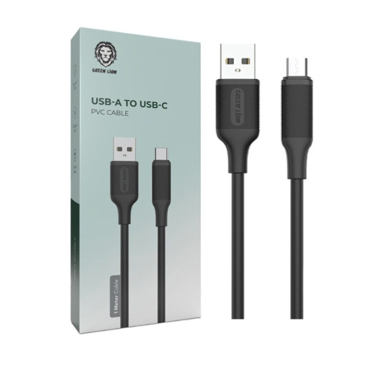 کابل USB به Type-C گرین لاین طول 1 متر ( ضمانت اصالت - گارانتی طلایی تعویض ⭐)