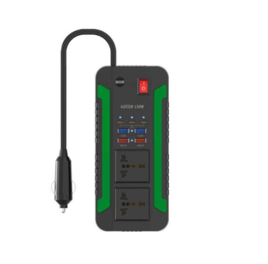 مبدل برق و شارژ داخل خودرو 300 وات گرین Green spark 300 power inverter
