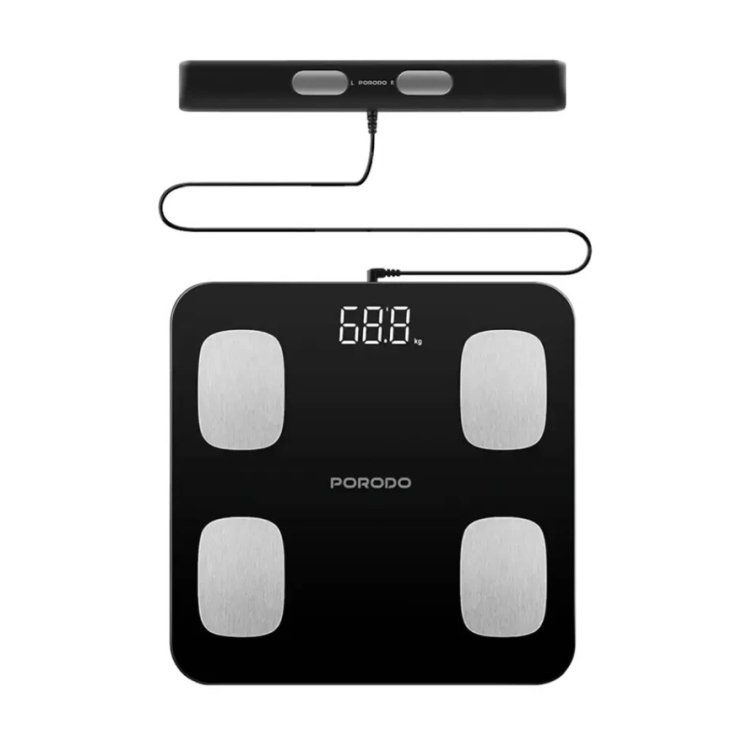 ترازو هوشمند پرودو Porodo Lifestyle Precise Analysis Smart Scale ( ضمانت اصالت - گارانتی طلایی تعویض ⭐)
