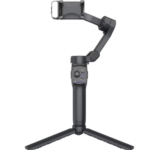 پایه نگهدارنده گیمبال استابلایزر ۳ محوره پرودو (PORODO 3-AXIS GIMBAL STABLIZER Magnetic Fill Light) ( ضمانت اصالت - گارا