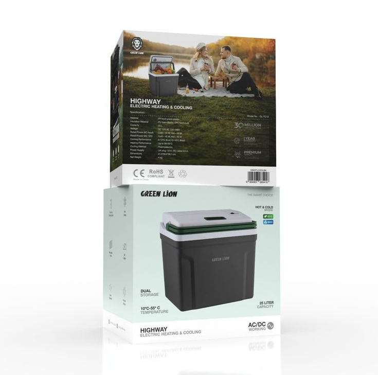 یخچال مسافرتی 25 لیتری گرین لاین مدل GNHITLCOOLBK