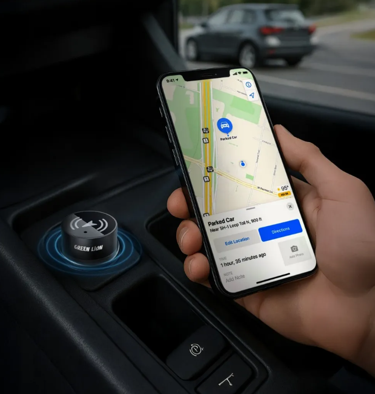  شارژر فندکی و ردیاب خودرو Tracker Dual Port Car Charger گرین لاین 