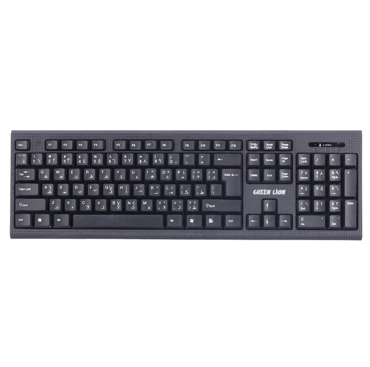 کیبورد و ماوس بی سیم گرین لاین مدل GNWS24GKEYMBK